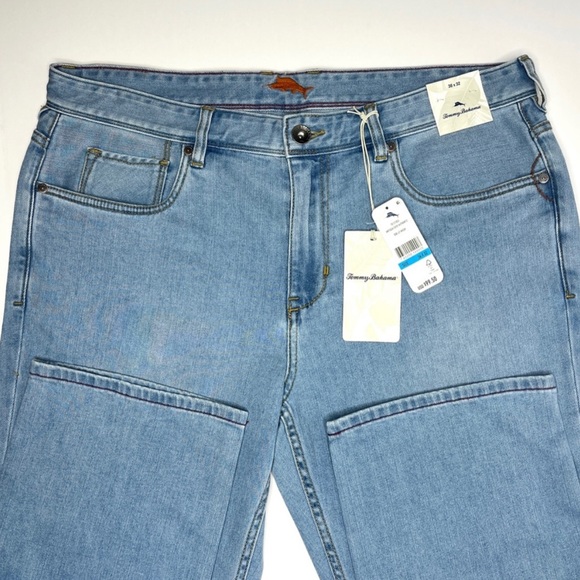 Tommy Bahama Blue Antigua Cove Jeans 34 x 30 36 x 30 TD121053 Light Wash Stretch - Picture 3 of 15